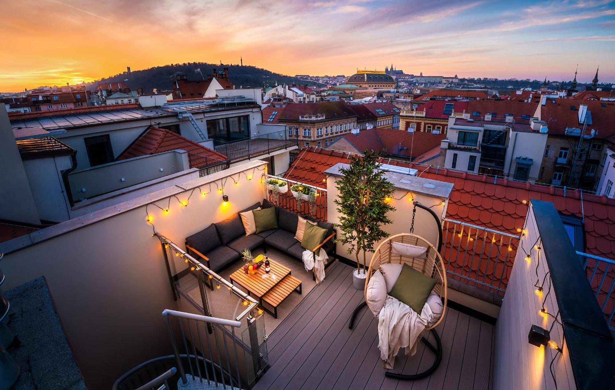 3br Ac Heaven Of Harmony Luxpenthouse Theater View * Praga